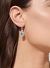 Серьги с голубыми радиантами Fancy Blue