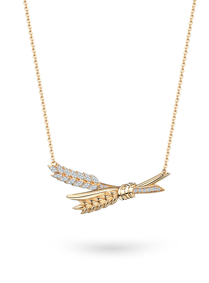 Колье колос с бриллиантами