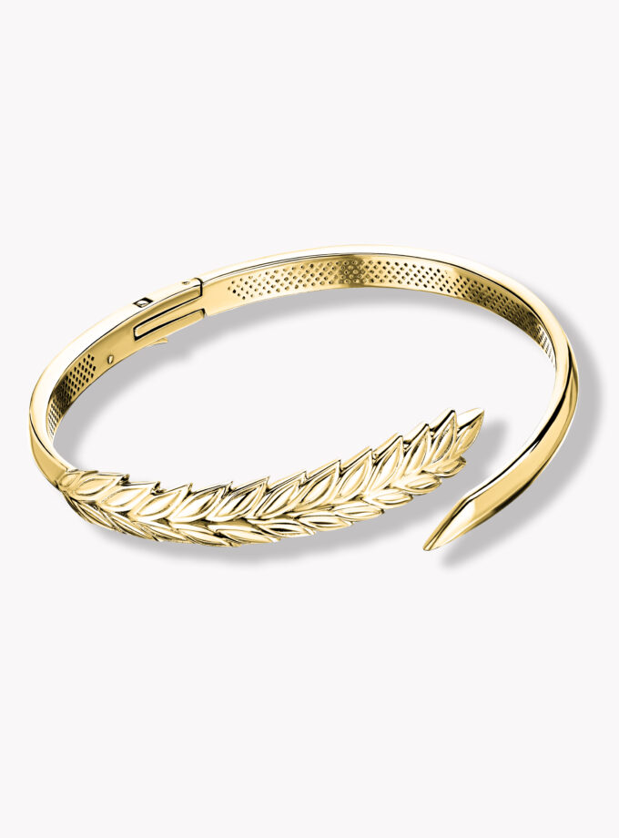 Браслет позолоченный колос