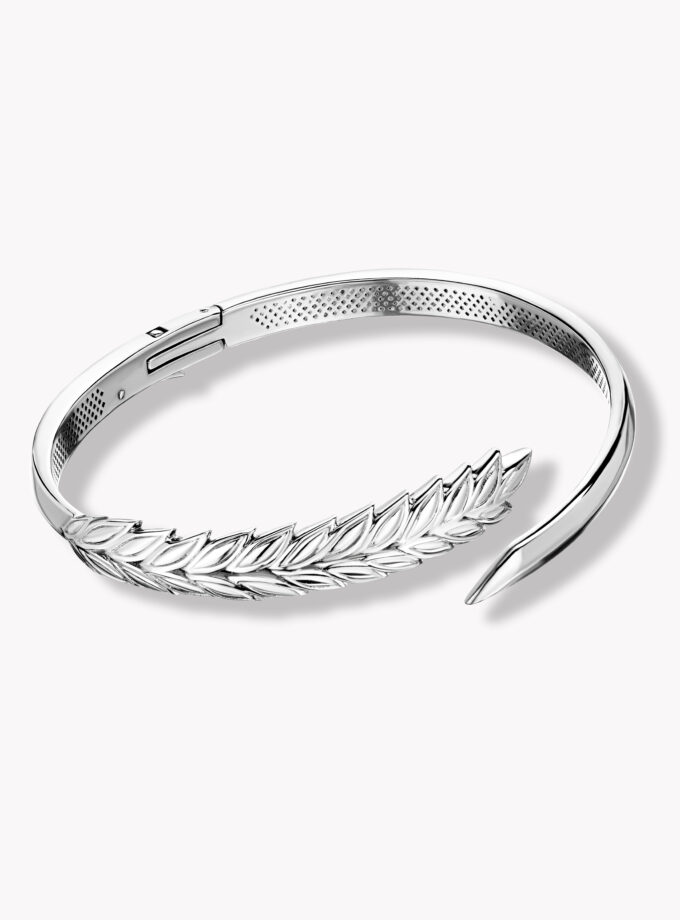 Браслет серебряный колос