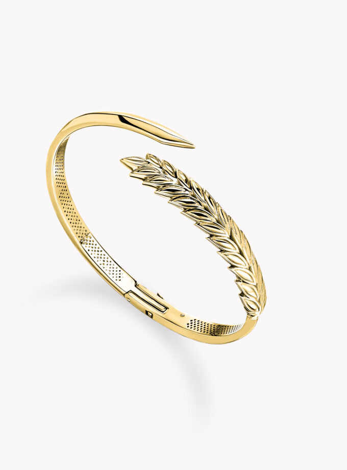 Браслет позолоченный колос