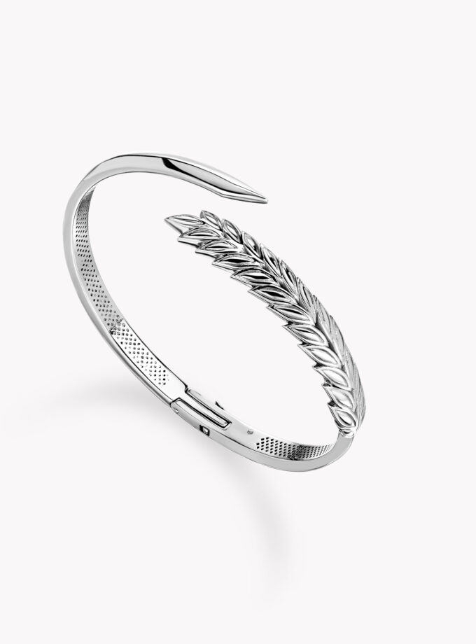 Браслет серебряный колос