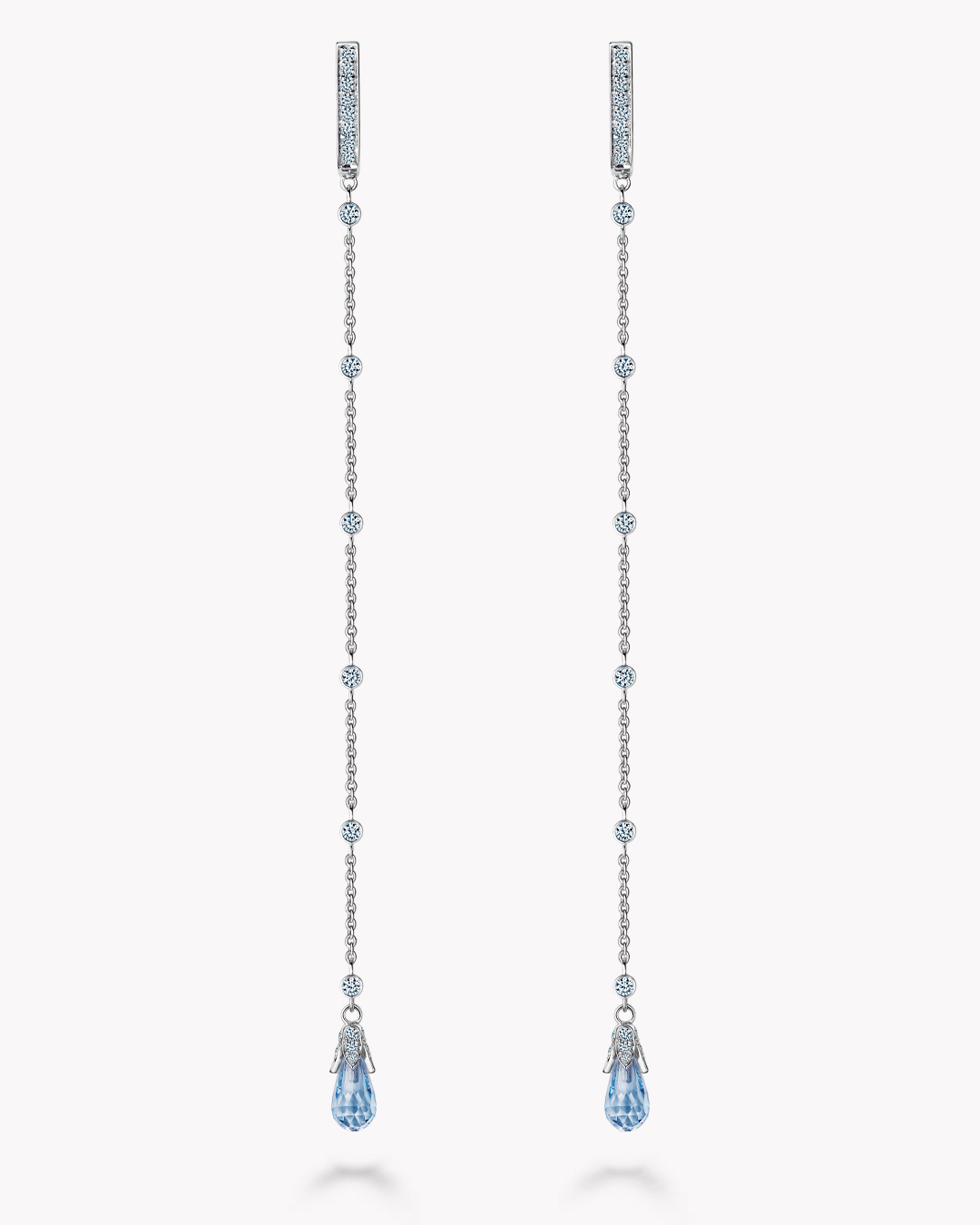 Серьги со шпинелью