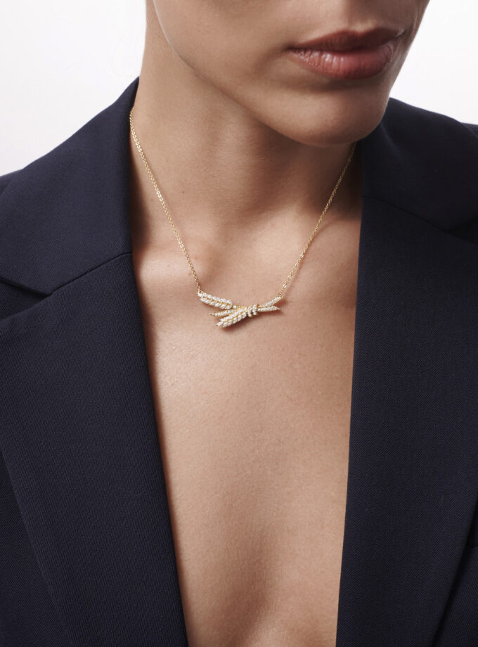 Колье колос с бриллиантами 1 карат*